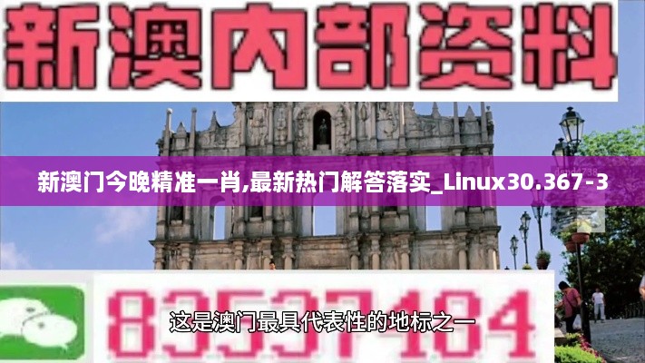 新澳门今晚精准一肖,最新热门解答落实_Linux30.367-3