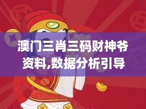 澳门三肖三码财神爷资料,数据分析引导决策_高级版40.846-5