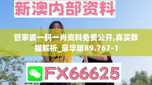 管家婆一码一肖资料免费公开,真实数据解析_豪华版89.767-1