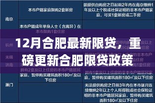 合肥限贷政策最新调整！12月指南助你轻松应对贷款难题