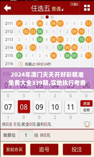 2024年澳门天天开好彩精准免费大全339期,实地执行考察设计_安卓37.353-4