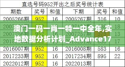 澳门一码一肖一特一中全年,实地数据分析计划_Advance172.391-9