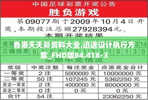 香港天天彩资料大全,迅速设计执行方案_FHD版84.418-3