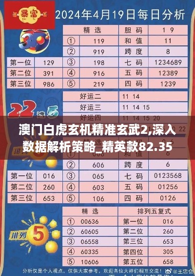 澳门白虎玄机精准玄武2,深入数据解析策略_精英款82.354-9