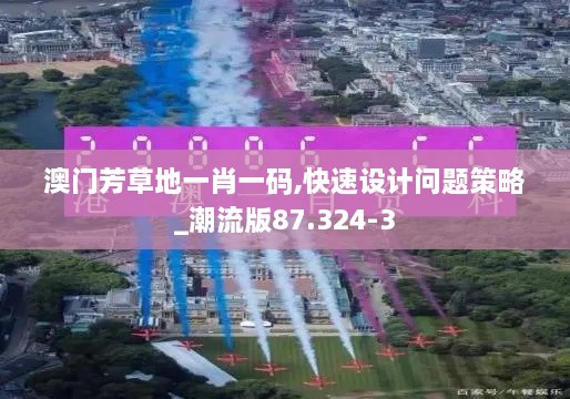 澳门芳草地一肖一码,快速设计问题策略_潮流版87.324-3