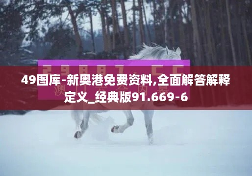 49图库-新奥港免费资料,全面解答解释定义_经典版91.669-6