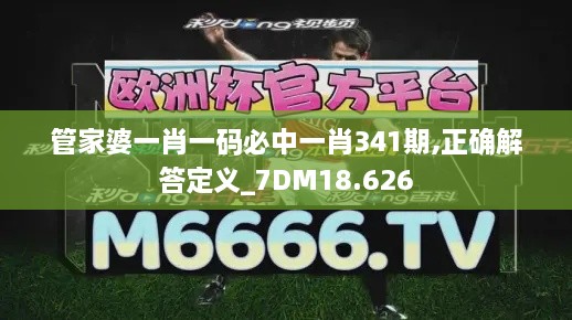 管家婆一肖一码必中一肖341期,正确解答定义_7DM18.626