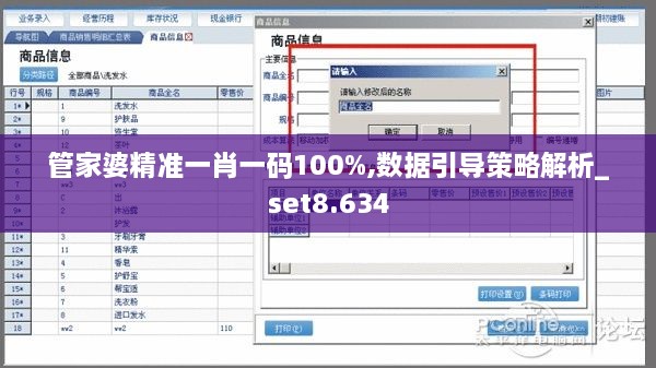 管家婆精准一肖一码100%,数据引导策略解析_set8.634