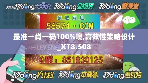 最准一肖一码100%噢,高效性策略设计_XT8.508