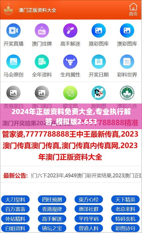 2024年正版资料免费大全,专业执行解答_模拟版2.653