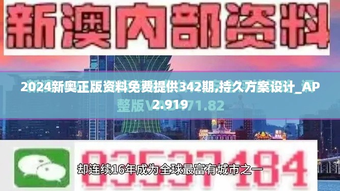 2024新奥正版资料免费提供342期,持久方案设计_AP2.919