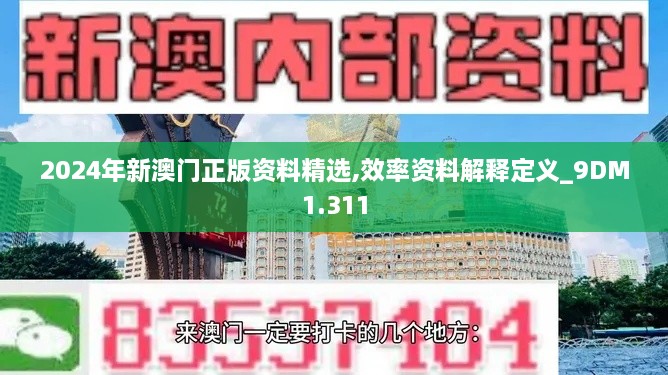 2024年新澳门正版资料精选,效率资料解释定义_9DM1.311