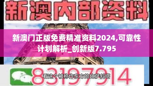 新澳门正版免费精准资料2024,可靠性计划解析_创新版7.795