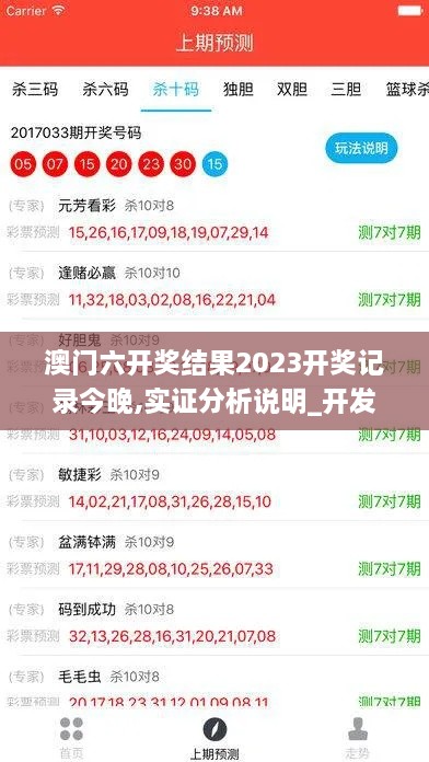 澳门六开奖结果2023开奖记录今晚,实证分析说明_开发版16.438