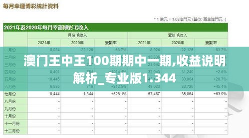 澳门王中王100期期中一期,收益说明解析_专业版1.344