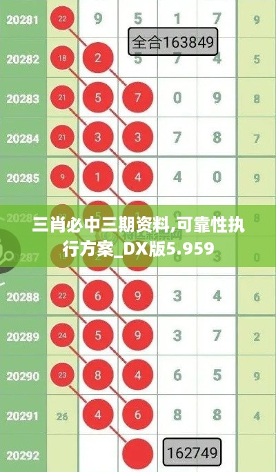 三肖必中三期资料,可靠性执行方案_DX版5.959