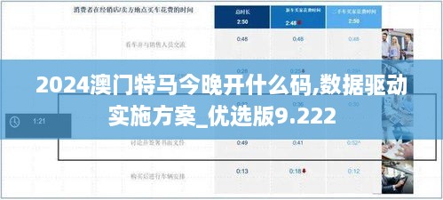 2024澳门特马今晚开什么码,数据驱动实施方案_优选版9.222