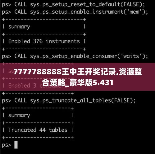 7777788888王中王开奖记录,资源整合策略_豪华版5.431