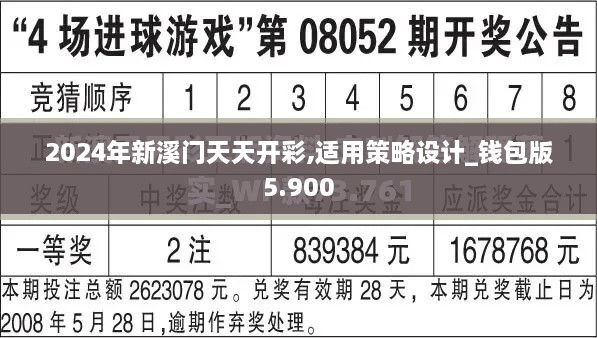 2024年新溪门天天开彩,适用策略设计_钱包版5.900