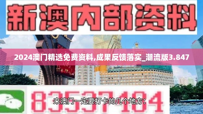 2024澳门精选免费资料,成果反馈落实_潮流版3.847