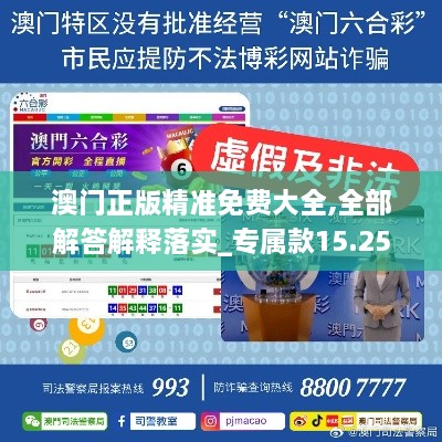 澳门正版精准免费大全,全部解答解释落实_专属款15.258