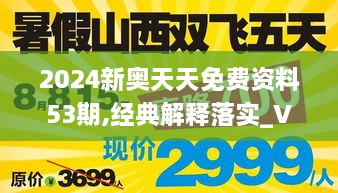 2024新奥天天免费资料53期,经典解释落实_VIP1.810