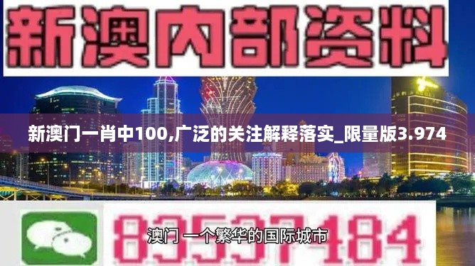 新澳门一肖中100,广泛的关注解释落实_限量版3.974