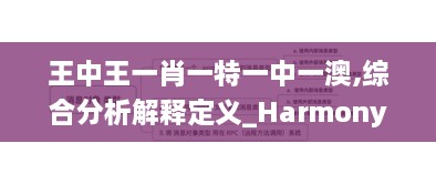 王中王一肖一特一中一澳,综合分析解释定义_Harmony款7.228