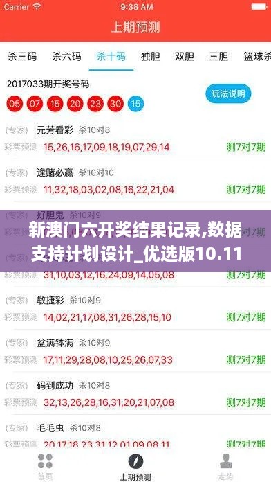 新澳门六开奖结果记录,数据支持计划设计_优选版10.114