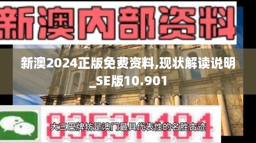 新澳2024正版免费资料,现状解读说明_SE版10.901