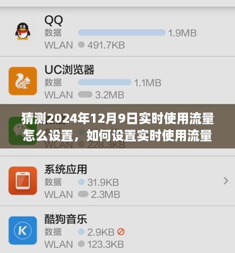如何设置未来实时使用流量，预测与配置至2024年12月9日的指南