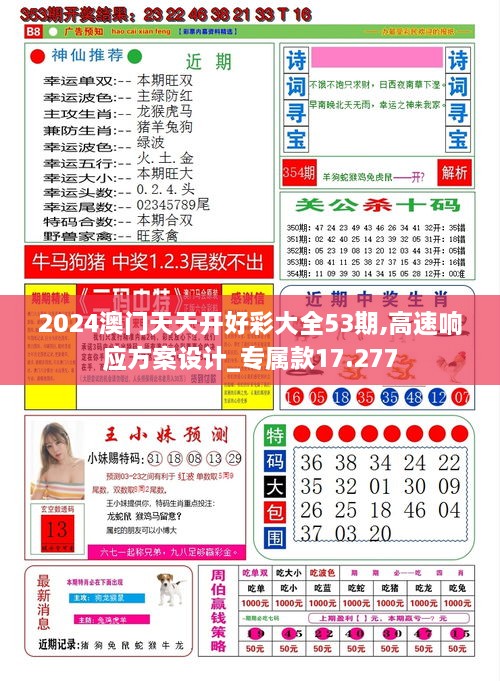 2024澳门天天开好彩大全53期,高速响应方案设计_专属款17.277