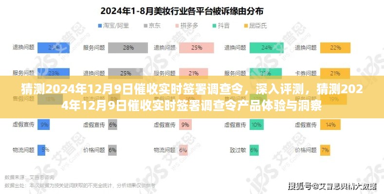 2024年12月9日催收实时签署调查令产品体验与洞察深度评测