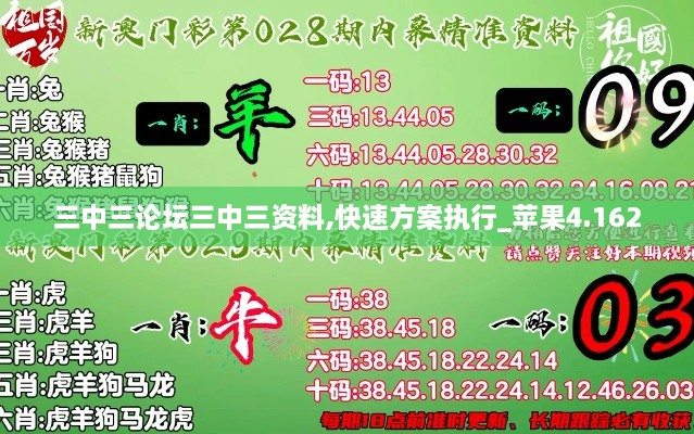 三中三论坛三中三资料,快速方案执行_苹果4.162