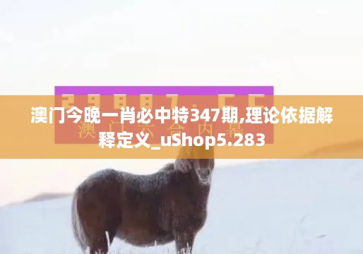 澳门今晚一肖必中特347期,理论依据解释定义_uShop5.283