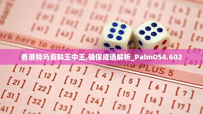 香港特马资料王中王,确保成语解析_PalmOS4.602