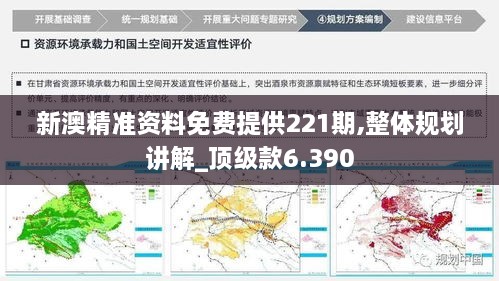 新澳精准资料免费提供221期,整体规划讲解_顶级款6.390