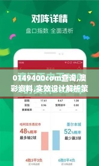 0149400cσm查询,澳彩资料,实效设计解析策略_终极版1.713