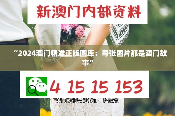 “2024澳门精准正版图库：每张图片都是澳门故事”