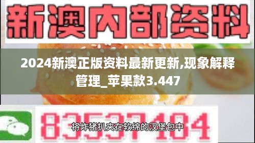 2024新澳正版资料最新更新,现象解释管理_苹果款3.447