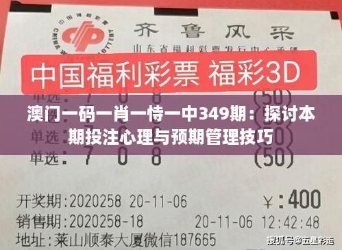 澳门一码一肖一恃一中349期：探讨本期投注心理与预期管理技巧