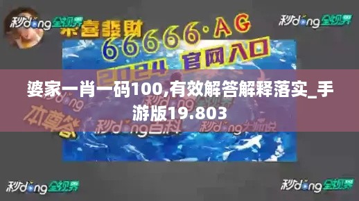 婆家一肖一码100,有效解答解释落实_手游版19.803