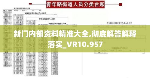 新门内部资料精准大全,彻底解答解释落实_VR10.957