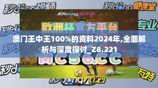 澳门王中王100%的资料2024年,全面解析与深度探讨_Z8.221