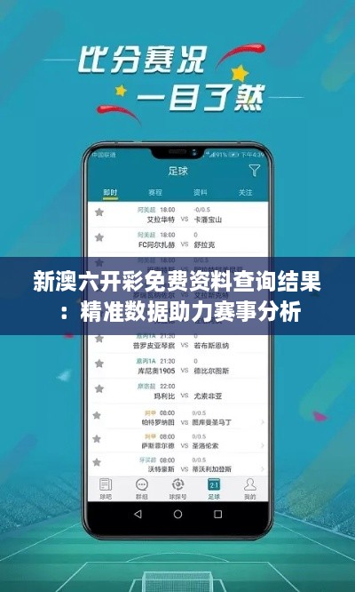 新澳六开彩免费资料查询结果：精准数据助力赛事分析