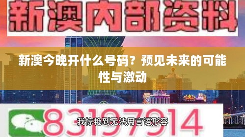 新澳今晚开什么号码？预见未来的可能性与激动