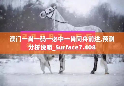 澳门一肖一码一必中一肖同舟前进,预测分析说明_Surface7.408