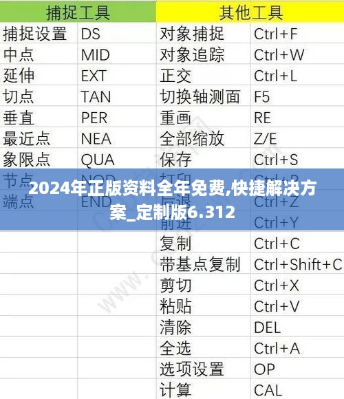 2024年正版资料全年免费,快捷解决方案_定制版6.312