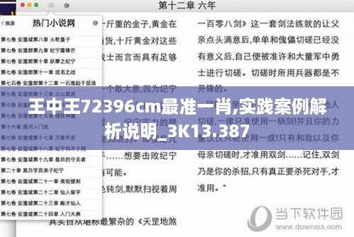 王中王72396cm最准一肖,实践案例解析说明_3K13.387