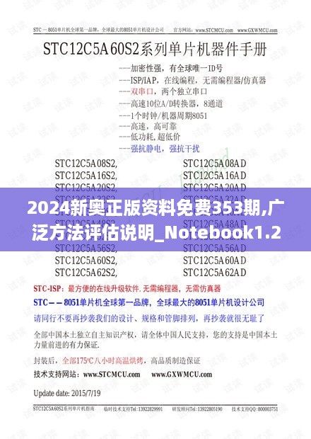 2024新奥正版资料免费353期,广泛方法评估说明_Notebook1.212